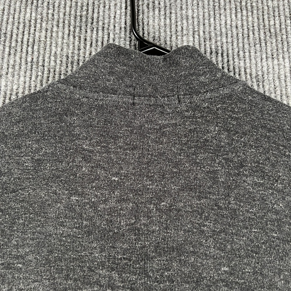 Polo Ralph Lauren Sweater Mens 2XL XXL Gray Long Sleeve Mock Neck Flesh Pony - Picture 10 of 10